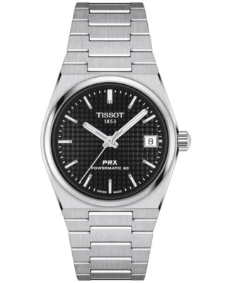 Tissot - Women's Swiss Automatic PRX Powermatic 80 Stainless Steel Bracelet Watch 35mm
