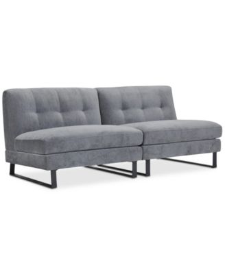 Furniture - Kathya 80" 2-Pc. Fabric Modular Sofa