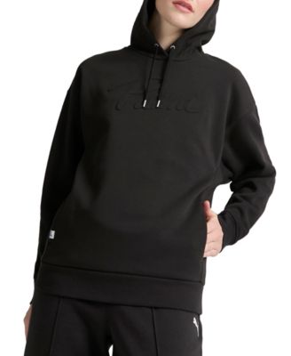Puma - Women's Enlighten Embossed-Logo Long-Sleeve Hoodie