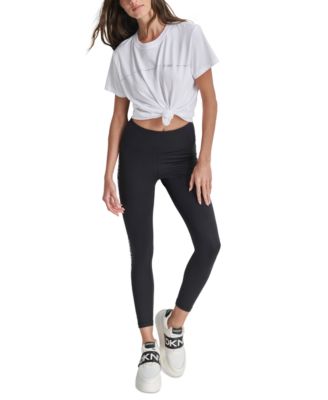 DKNY - Women's 7/8 Logo Active Leggings