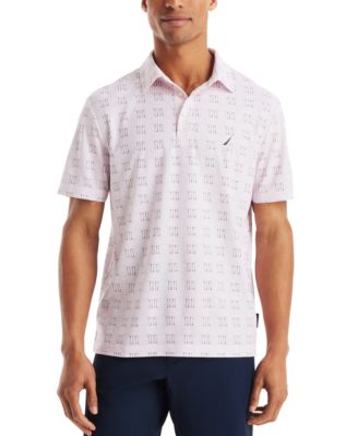 Nautica - Men's Classic-Fit Printed Golf Polo Shirt