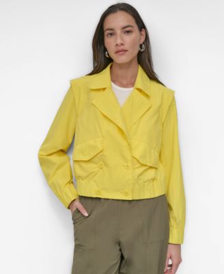 DKNY - Women's Cropped Trench Jacket