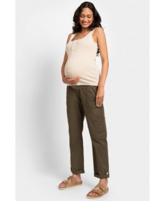 Seraphine - Women's Under-Belly Cargo Maternity Pants