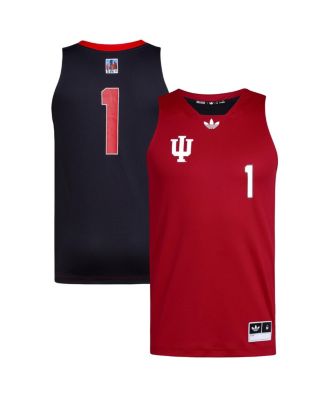adidas - Men's 1 Crimson/Black Indiana Hoosiers Black History Month Basketball Jersey