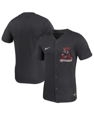 Nike - Men's and Women's  Anthracite Alabama Crimson Tide Replica Softball Jersey