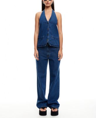 Lioness - Women's Hills Denim Halter Top