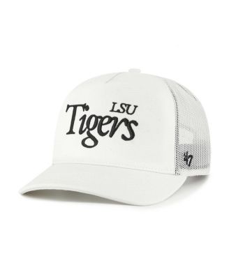 '47 Brand - Men's and Women's Cream LSU Tigers Foundation Script Adjustable Trucker Hat