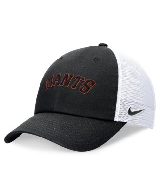 Nike - Men's Black San Francisco Giants Wordmark Adjustable Trucker Hat