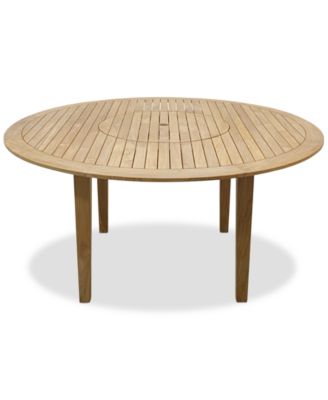 Furniture - Bristol 59" Round Dining Table with Lazy Susan