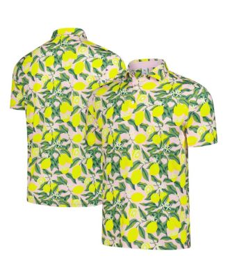 Puma - Men's Pink Arnold Palmer MATTR Lemon Branch Polo Shirt