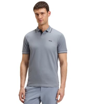 Hugo Boss - Men's Stretch-Cotton Slim-Fit Polo Shirt