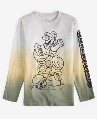 Epic Threads - Little & Big Boys Long-Sleeve Super Mario Bros. Graphic T-Shirt