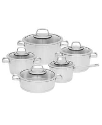 BergHOFF - Manhattan 10Pc 18/10 SS Cookware Set