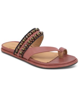 Gentle Souls - Women's Lentini Beaded Flat Sandals