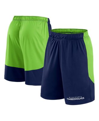 Logo Athletic - Men's Navy/Green Minnesota Timberwolves Launch Performance Shorts
