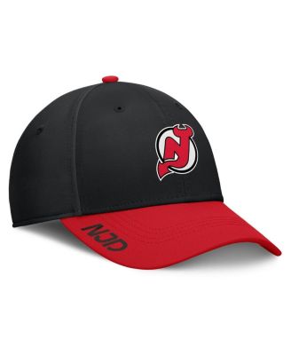 Fanatics - Men's Black/Red New Jersey Devils Authentic Pro Rink Flex Hat