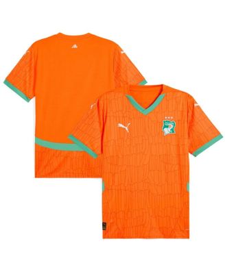 Puma - Men's Orange Ivory Coast National Team 2025 Home Replica Jersey
