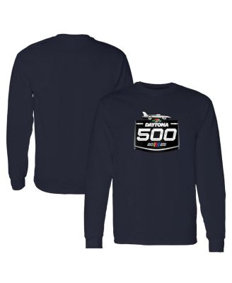 Checkered Flag Sports - Men's  Navy Daytona International Speedway 2025 Daytona 500 Logo Long Sleeve T-Shirt