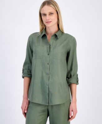 Charter Club - Linen Utility Shirt