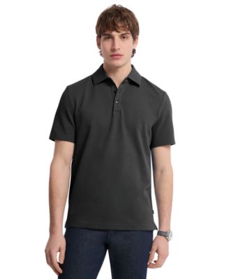 Michael Kors - Men's Short Sleeve Bubble Knit Polo Shirt