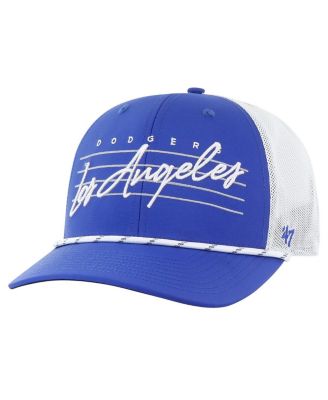 '47 Brand - Men's Royal Los Angeles Dodgers Downburst Trucker Adjustable Hat