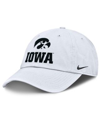 Nike - Men's White Iowa Hawkeyes 2025 Sideline Club Adjustable Hat
