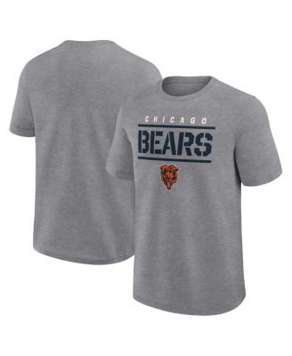 Logo Athletic - Men's Heather Gray Chicago Bears Top Notch T-Shirt