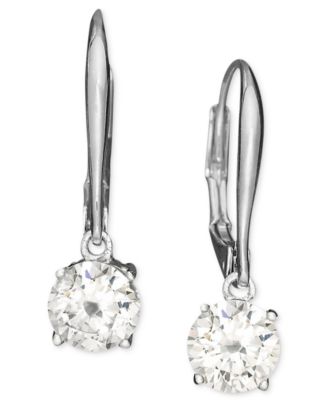 Eliot Danori - Earrings, Cubic Zirconia Leverback (1 ct. t.w.)