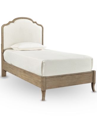 Furniture - Provence Upholstered Twin Bed