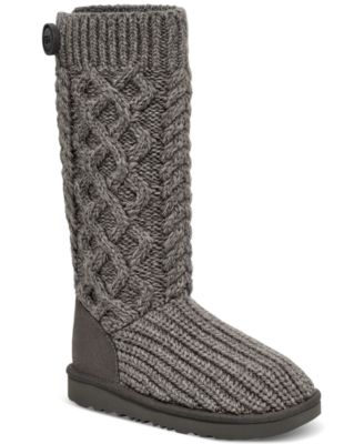 UGG® - Kids Classic Cardi Cable Knit Boots