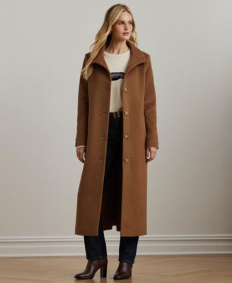 Lauren Ralph Lauren - Women's Single-Breasted Stand-Collar Maxi Coat