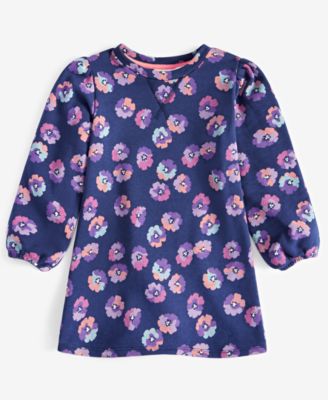 Epic Threads - Toddler Girls Dreamy Floral-Print Knit Dress