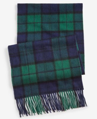 Club Room - Men's Cashmere Plaid Scarf