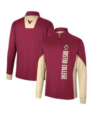Colosseum - Men's Maroon Boston College Eagles Bart Quarter-Zip Top