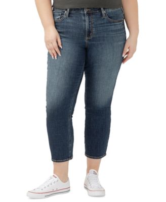 Silver Jeans Co. - Plus Size Most Wanted Mid-Rise Ankle Jeans