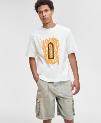 Mode of One - Men's Spray Relaxed-Fit Graphic T-Shirt