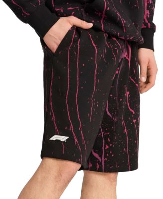 Puma - Men's Splatter Paint Logo Shorts