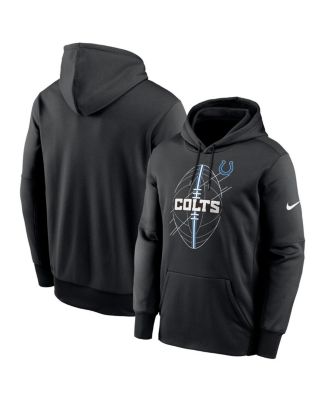 Nike - Men's Black Indianapolis Colts Performance Fleece Pullover Hoodie
