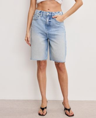 Good American - Women's Good Standard Denim Bermuda Shorts