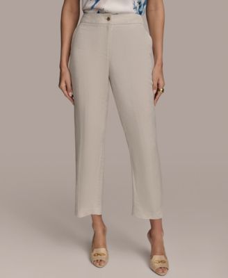 Donna Karan New York - Women's Linen-Blend Ankle Pants