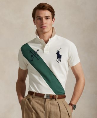 Polo Ralph Lauren - Men's Custom Slim Fit Big Pony Mesh Polo Shirt