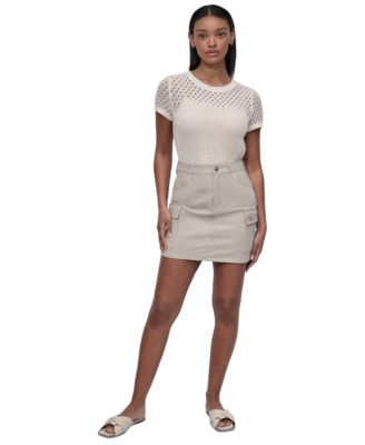 DKNY Jeans - Women's High-Waist Cargo Skirt