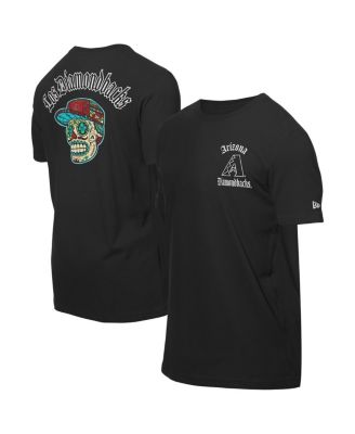 New Era - Men's Black Arizona Diamondbacks Sugar Skulls T-Shirt