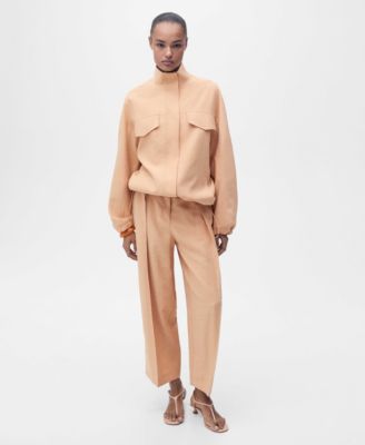 MANGO - Women's Pockets Oversized Lyocell Jacket