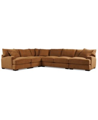 Furniture - Rhyder 143" 5-Pc. Fabric L Sectional