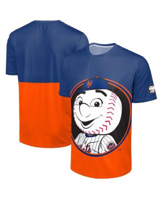 FOCO - Men's Royal/Orange New York Mets Big Logo Mascot T-Shirt