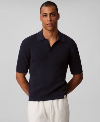 Calvin Klein - Smooth Cotton Waffle Polo Shirt