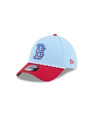 New Era - Men's Light Blue/Red Boston Red Sox 2025 Fourth of July 39THIRTY Flex Hat