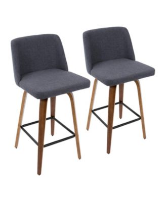 Lumisource - Toriano Swivel Bar Stool (Set of 2)