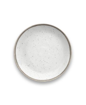 Abode Homewares - Retreat Pottery White  , Salad 8.5",Merge    powder+Melamine ,Set of 6
